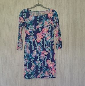 Lilly Pulitzer Size XXS Fish Print Dress